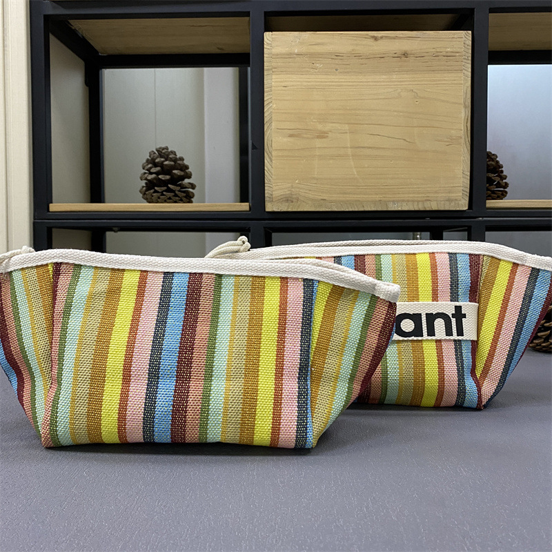 The New Manufacturer Directly Supplies Mar Straw Woven Storage Bag Zipper Makeup Bag Holding Bag Inner Liner Bag In Bag