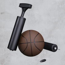 批发家用隐形气针气球游泳圈打气筒小型便携足球排球篮球打气筒