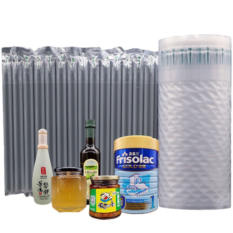 Air column roll material, air column bag packaging, express delivery, shockproof inflatable bag, filling bag, anti-drop bubble bag, bubble column wholesale Item Picture