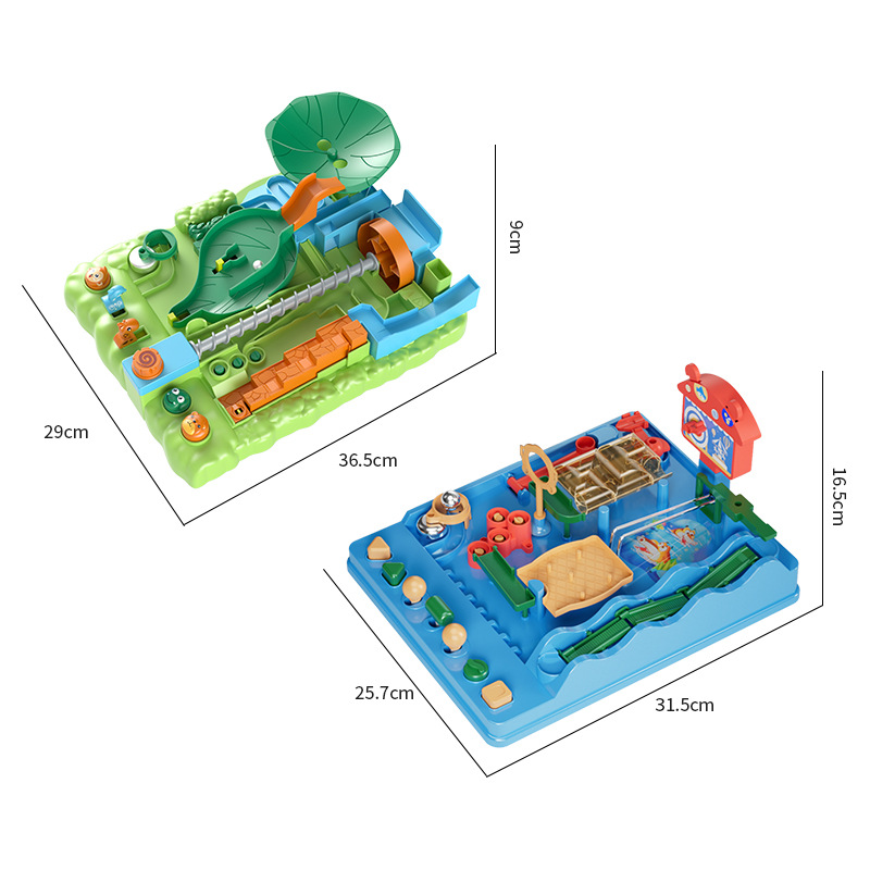 Children's intelligence and intelligence walking beads, Beibei jungle Adventure, water park maze track toys Item Picture