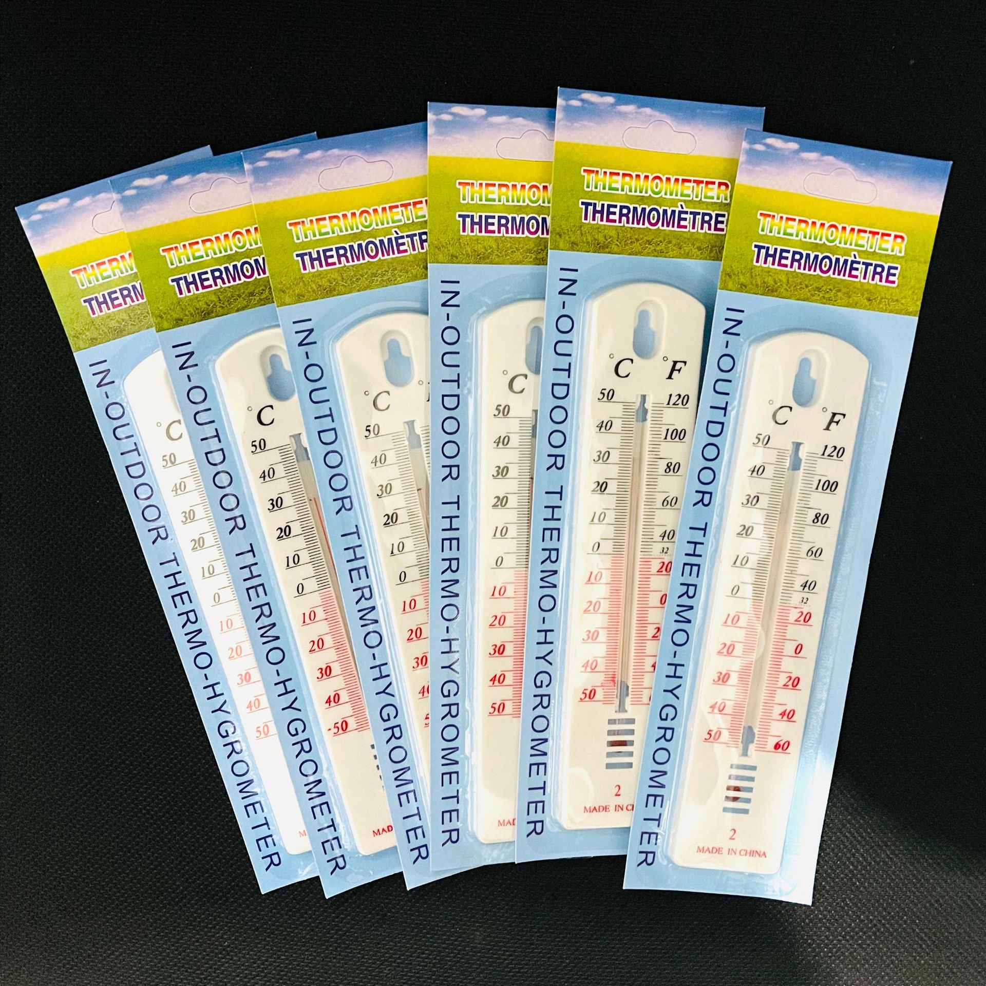 Thermometer Household thermometer Indoor thermometer Paper card thermometer room temperature meter 1 yuan 2 yuan supply Item Picture