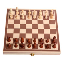 儿童可折叠大号国际象棋0.6kg中国象棋木制亲子互动棋盘游戏
