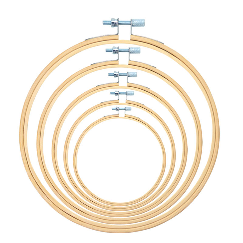 厂家直销十字绣刺绣竹绣绷 手工DYI绣花固定圈  可调节绣布刺绣绷