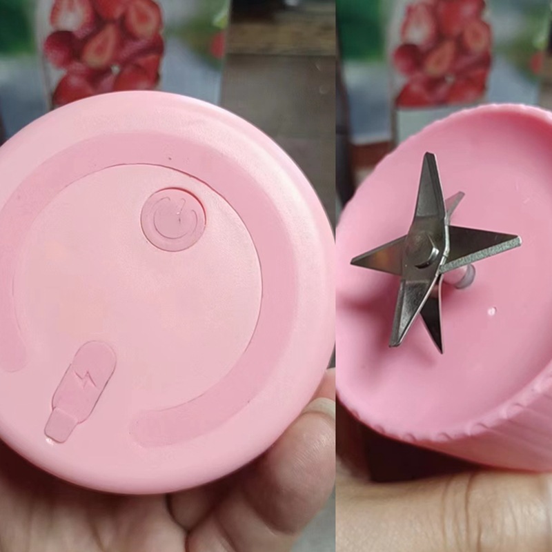 Portable rechargeable electric juicer cup factory direct sales, cute manual wine bottle juicer cup, portable small hand Specification image