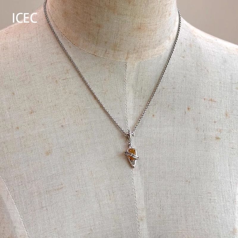 【 Harry Potter 】 Fuling Agent necklace, a niche, high-end and fashionable accessory with the same design, versatile collarbone chain details Picture