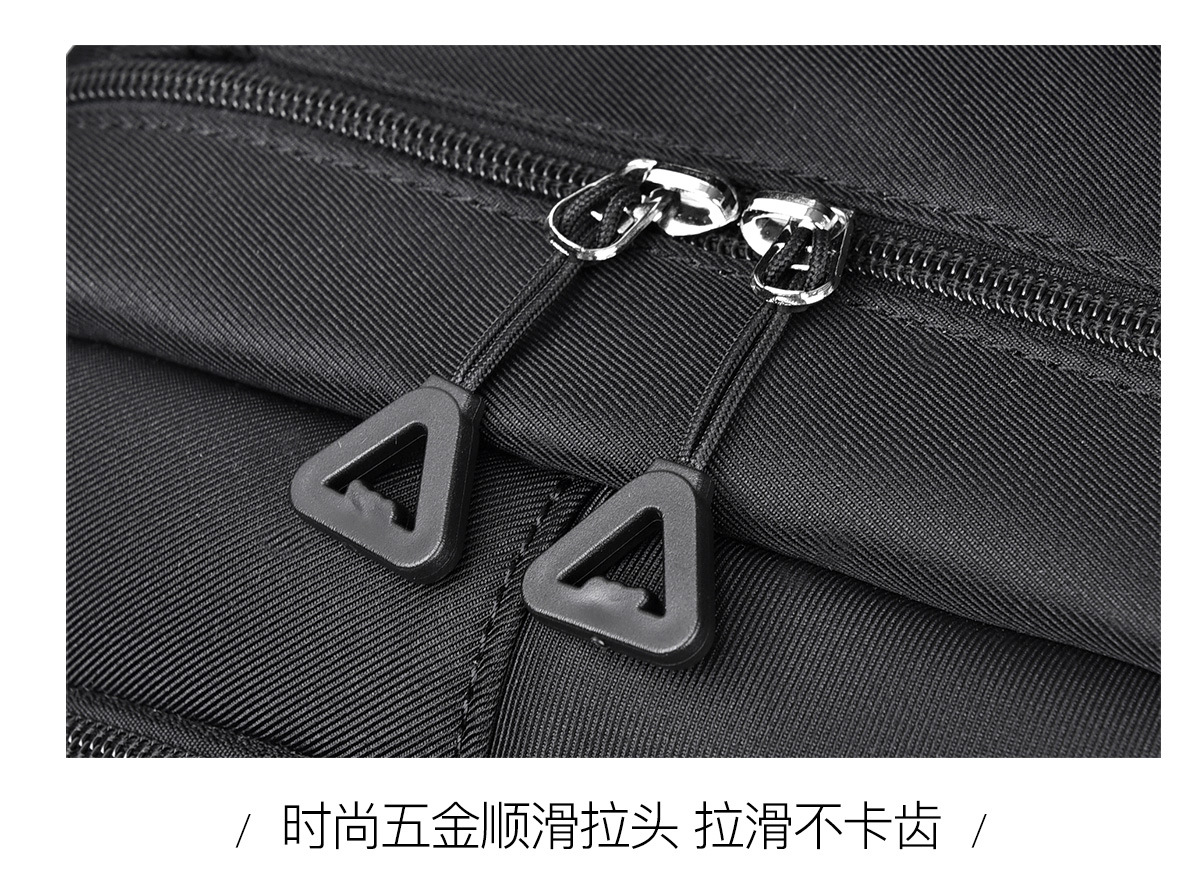 纯色百搭学生书包双肩包15.6寸牛津布初高中大学生背包休闲旅行包详情33