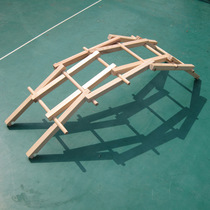 Small production of stone arch bridge physics experiment DIY wooden assembly model incredible bridge of Bili bridge manufacturers