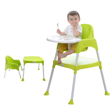 多功能两用儿童餐椅婴儿高脚椅宝宝椅 学习桌
