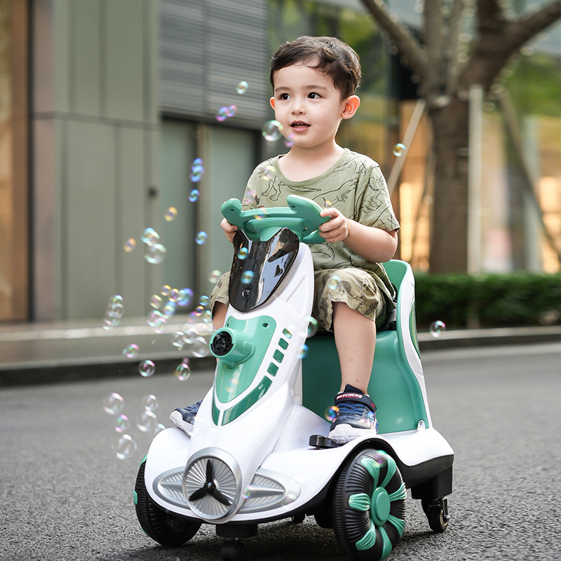 网红儿童电动车宝宝遥控漂移车可坐小孩玩具车婴幼充电平衡车跨境