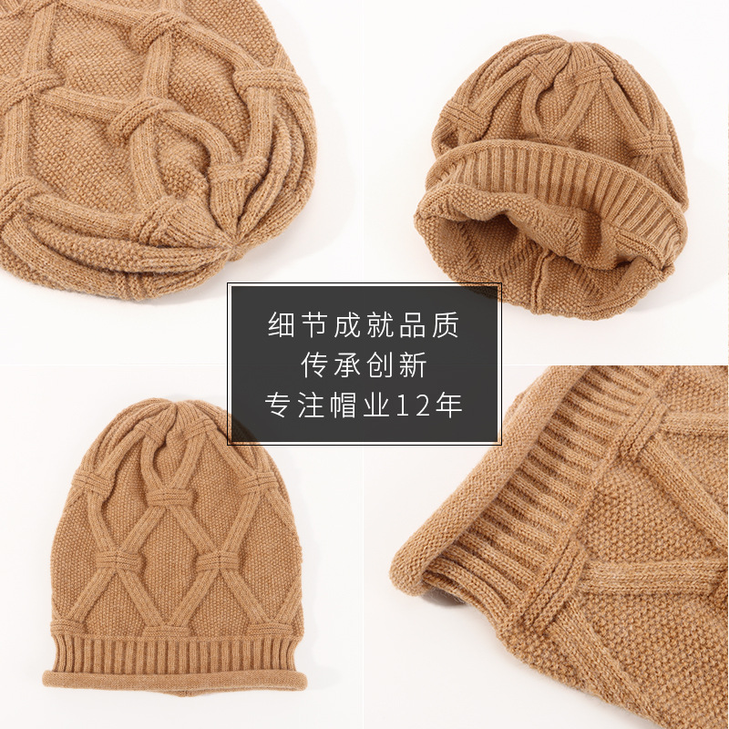 New warm men's and women's striped woolen knitted European and American hats, pullover bucket hats, hip-hop street dance dui Dui hats for women Application Scenario