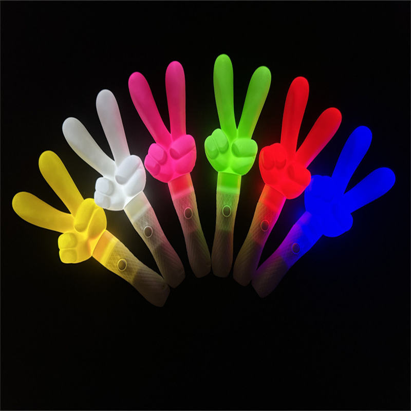 New finger glow stick LED glow stick concert company party student party support stick props full figure