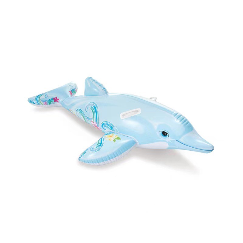 intex 58535 跨境充气水上玩具水上用品成人海豚坐骑戏水玩具详情图4