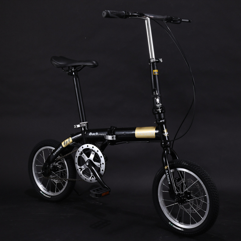 Manufacturer's 14-inch folding bicycle, ultra-light and portable adult bicycle, folding bicycle, urban leisure cycling bicycle Application Scenario