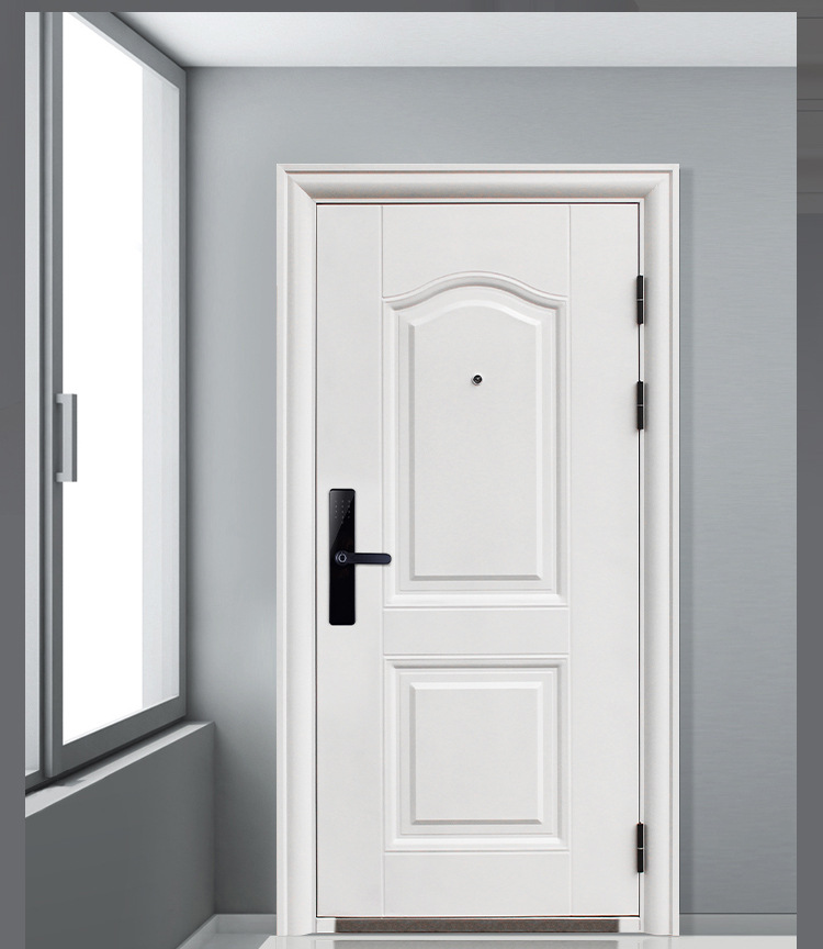 White anti-theft door, entrance door, bedroom door, rental house door, apartment door, special for engineering, in stock and available for installation pic 5