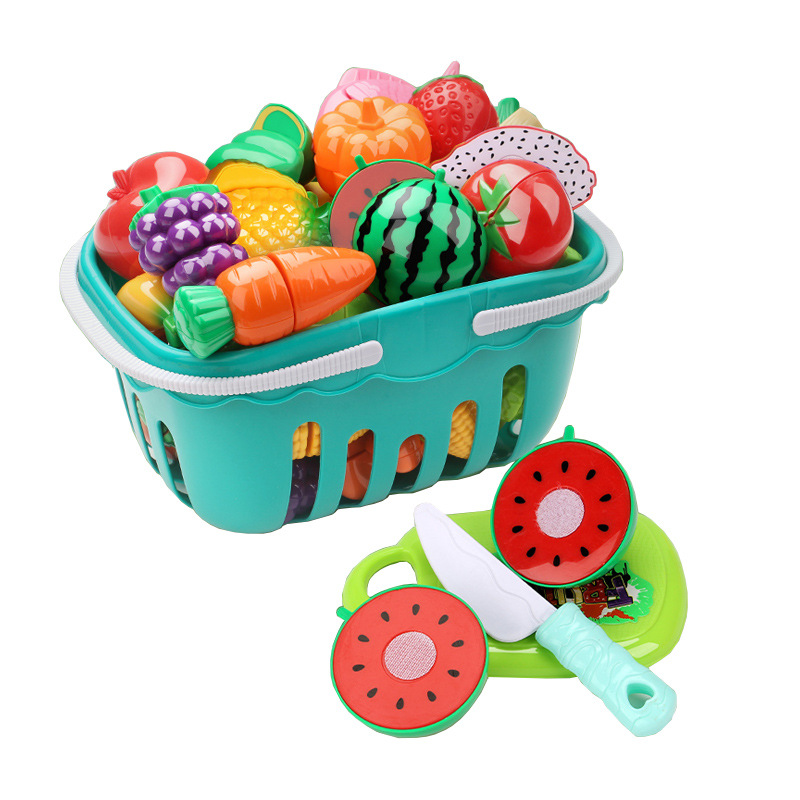 跨境热销儿童过家家切切乐蔬菜宝宝切水果儿童厨房玩具套装详情图5