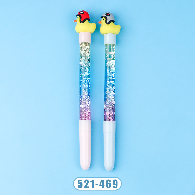 A variety of cute and girlish cartoon figurines, gel pens, internet-famous sand pens, girlish ins animal student ballpoint pens details Picture