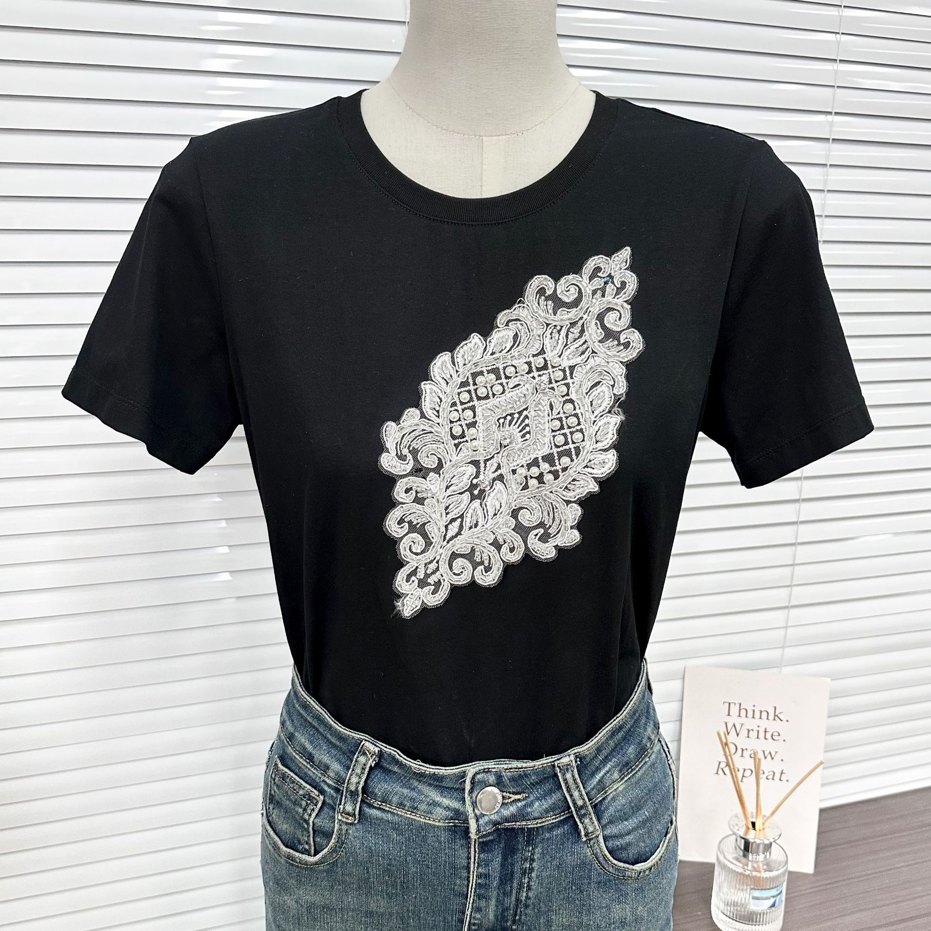新品民族风多色菱形钉珠刺绣布贴diy婚纱礼服连衣裙衬衫服装辅料详情21