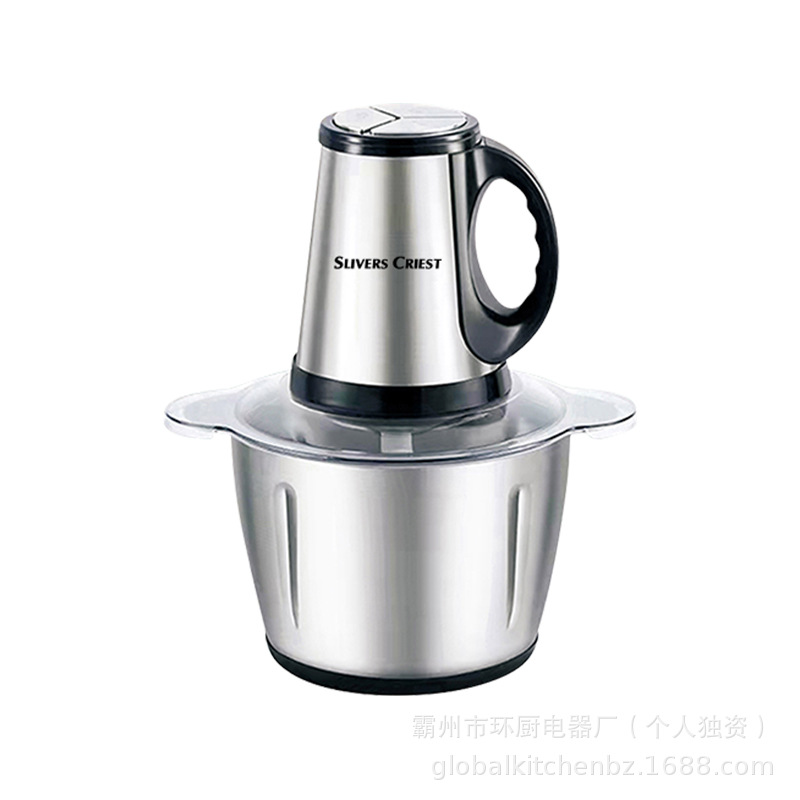 Foreign Trade 3L Meat Grinder, Electric Vegetable And Meat, Electric Kitchen Knife, Stainless Steel Bowl, Electric Food Processing Machine details Picture