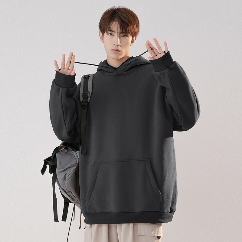 The 2023 Spring and Autumn new hooded sweatshirt, men's fashionable loose pullover, men's jacket, trendy drawstring couple's top Application Scenario