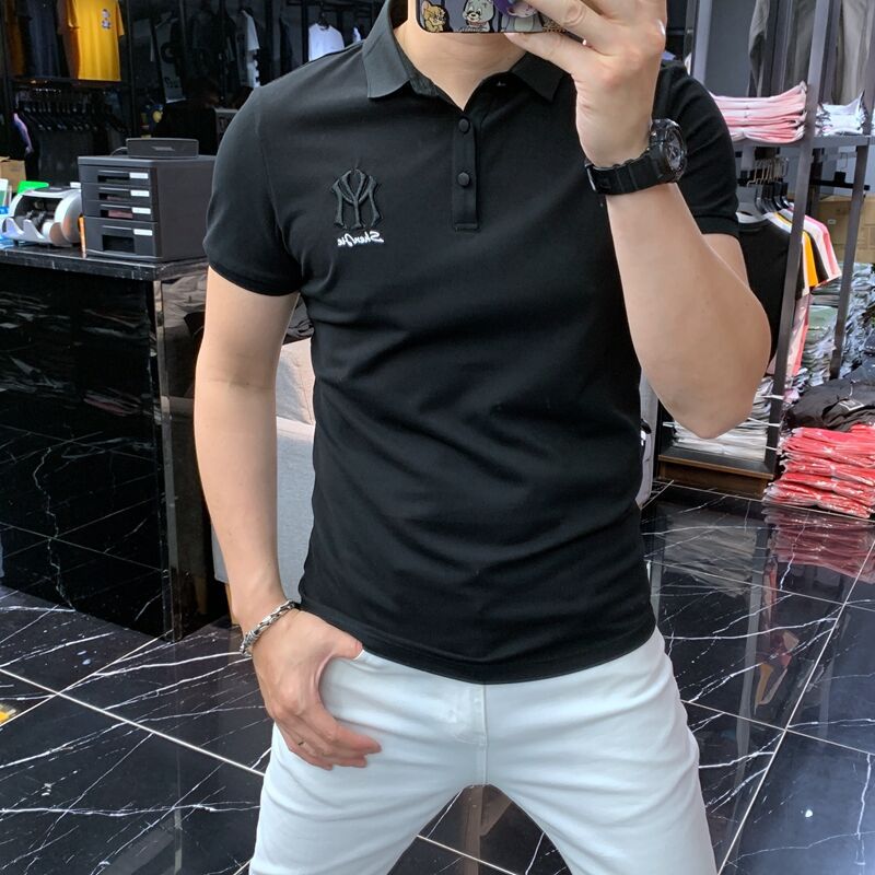 قميص شيرت عالي الجودة من أجل الذكور في مدرسة تطريز البساتين الصيفية الجديدة Application Scenario