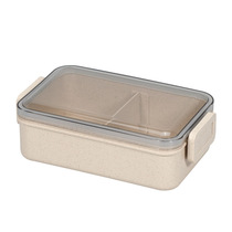 Single-layer biodegradable lunch box Japanese school children's bento box Portable fruit salad crisper box