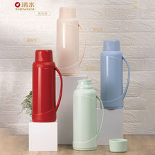 上海清水家用热水瓶保温壶玻璃内胆暖壶大容量办公宿舍开水瓶1261
