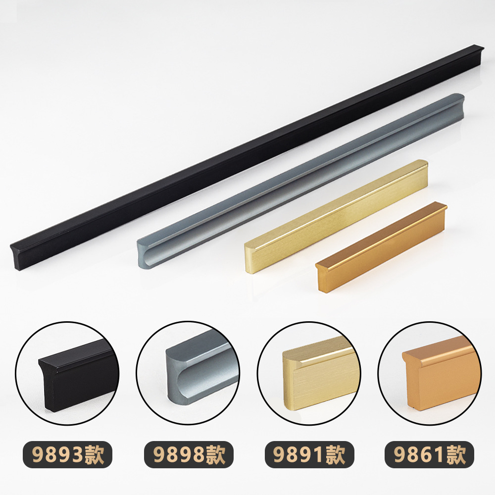 Gold Cabinet Door Handle Black French Closet Door Handle A Line Extension Handle Cabinet Handle Drawer Handle details Picture