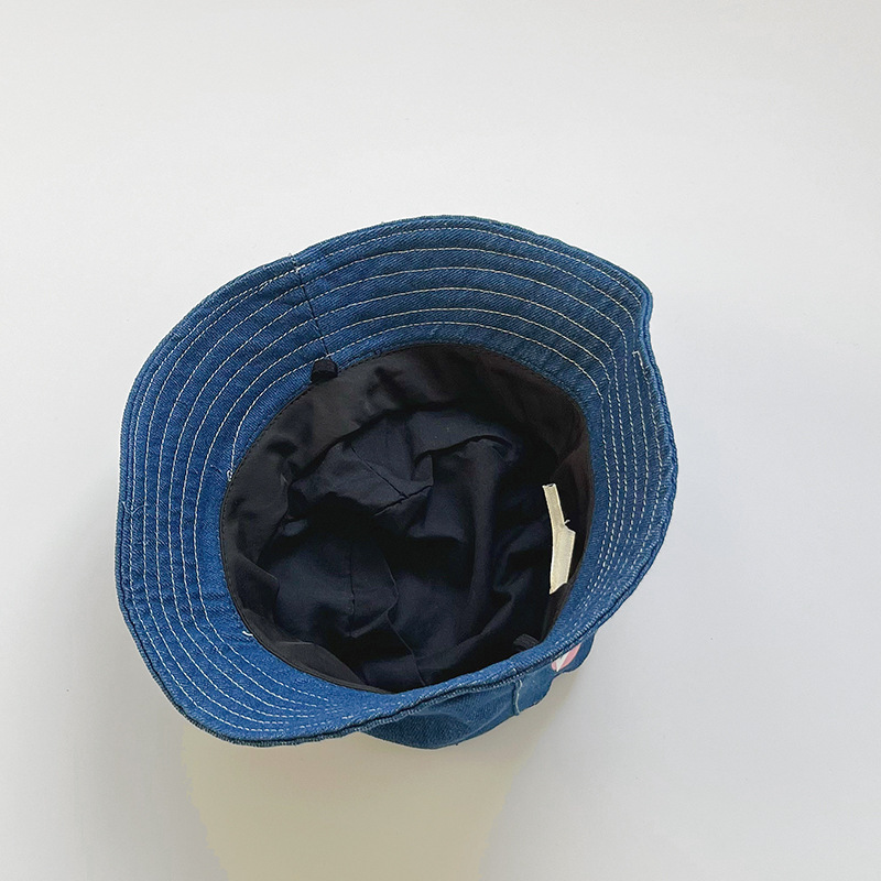 Autumn South children's hats, Spring and summer Korean style ins letter outdoor sun protection embroidered basin hats, sun hats, baby fisherman hats Application Scenario