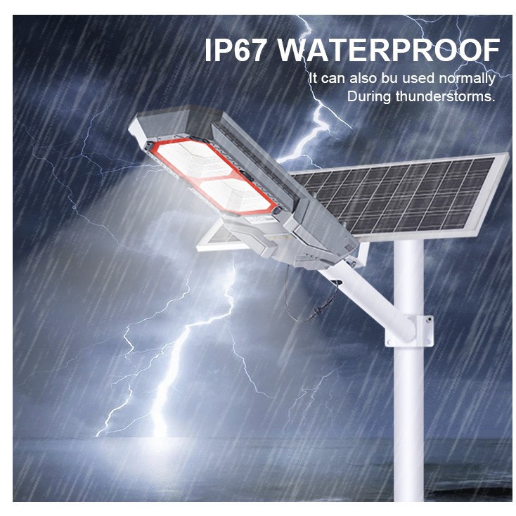 solar street lamps, outdoor courtyard factory area road ultra-bright lighting lamps, new rural road waterproof led lamps details Picture