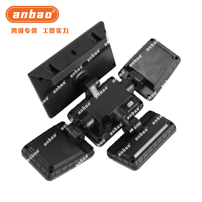 Cross-border new 316LED solar wall lamp, household outdoor lamp, four-sided light-emitting sensor solar garden lamp Application Scenario