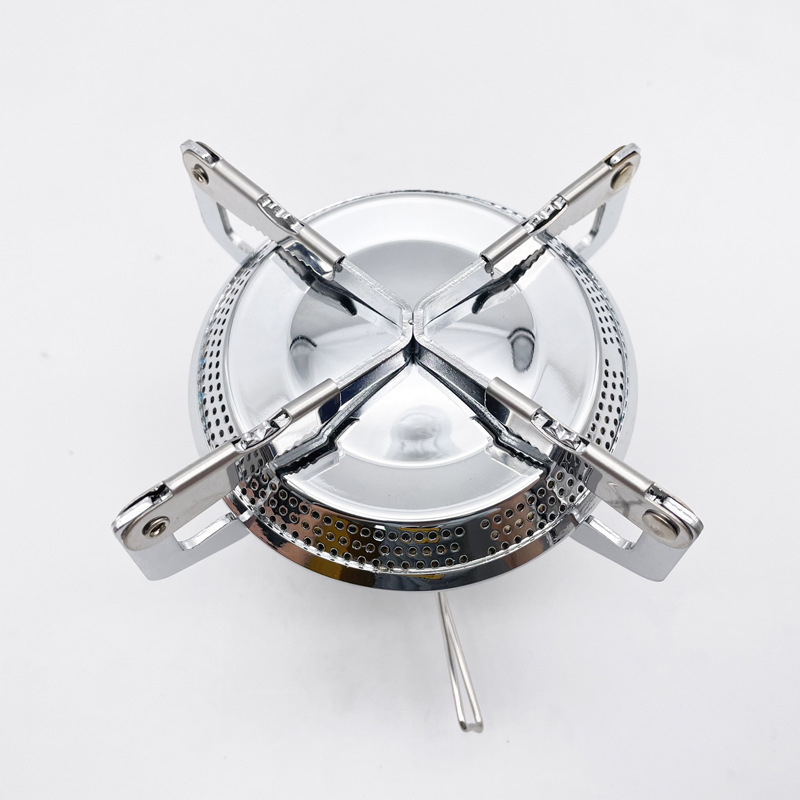 一体式户外炉头野营气炉便携式盘式大功率野炊炉灶丁烷扁气罐炉具