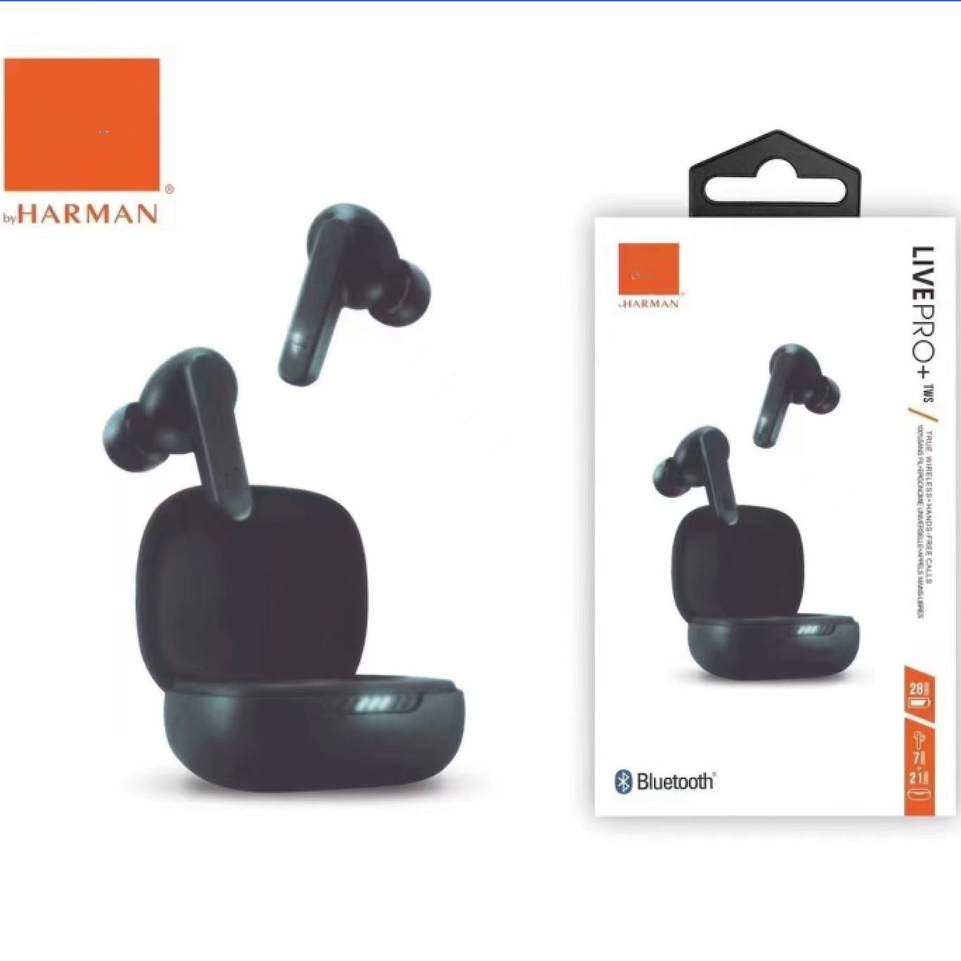 New cross-border live pro+TWS sports Bluetooth Headphones 5.0 Dual call stereo Universal Bluetooth