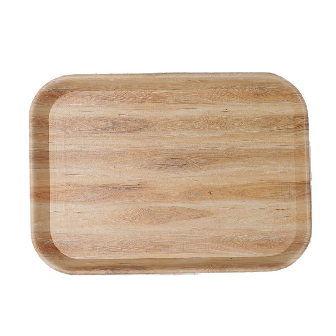 The Supply Of Imitation Wood Grain Leather Tray Restaurant Cafe Meal With Tray Jewelry Storage And Finishing Plastic Tray Wholesale Item Picture