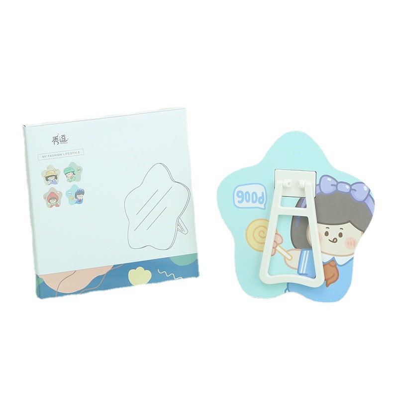 秀逗青葱岁月/卧室宿舍创意/纸镜白底实物图