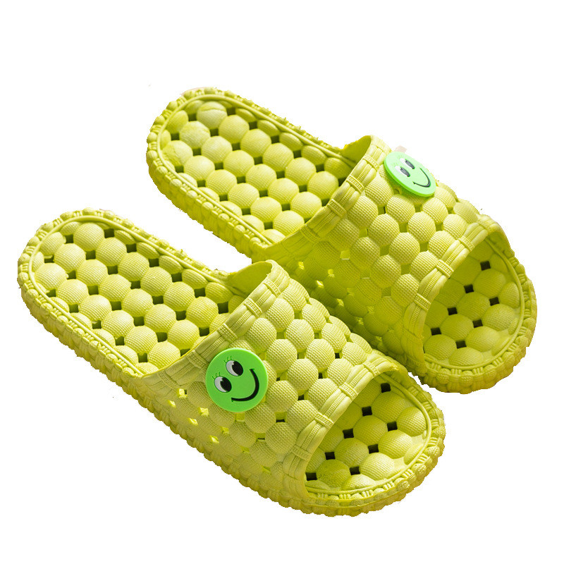 Bathroom Slippers Female Summer Bath Leaky Plastic Home Couple Home Indoor Thick Soft Soled Slippers Item Picture