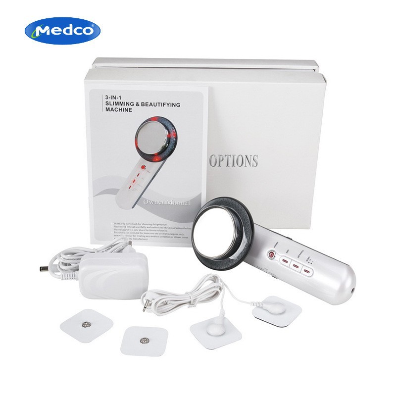 外贸专供纤体仪红外LED超声波三合一美容仪EMS微电流导入嫩肤仪器