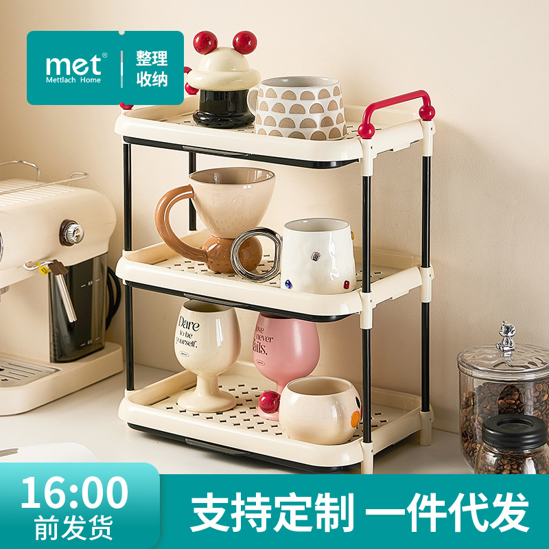 杯子收纳置物架杯架水杯茶杯厨房水杯架收纳架杯架子沥水架杯子架