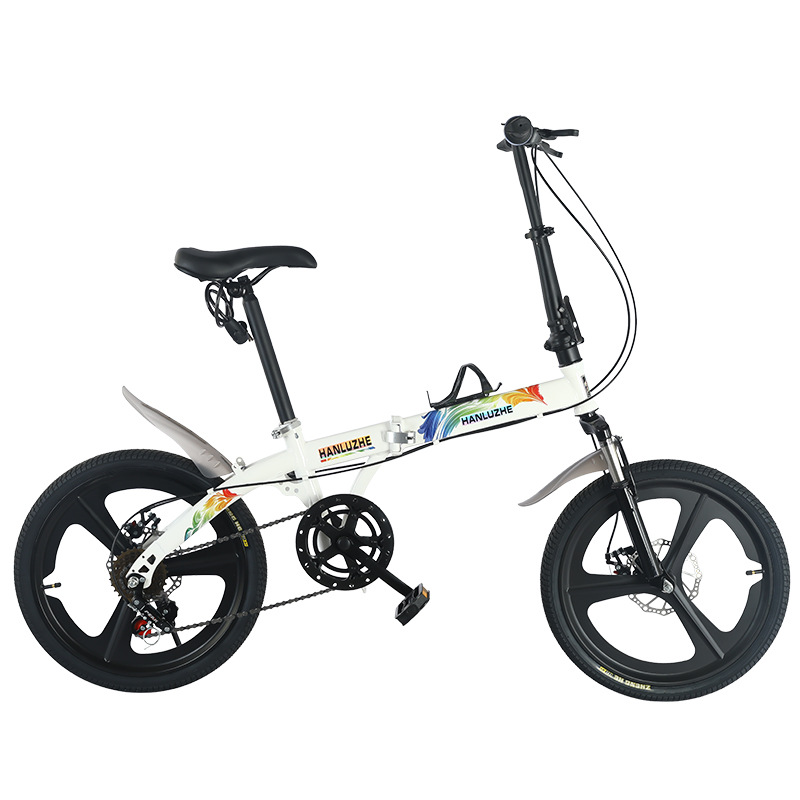 New Portable Folding Bicycle Free Installation Of Light Bicycle Small Variable Speed Mountain Bike Manufacturers Wholesale Item Picture