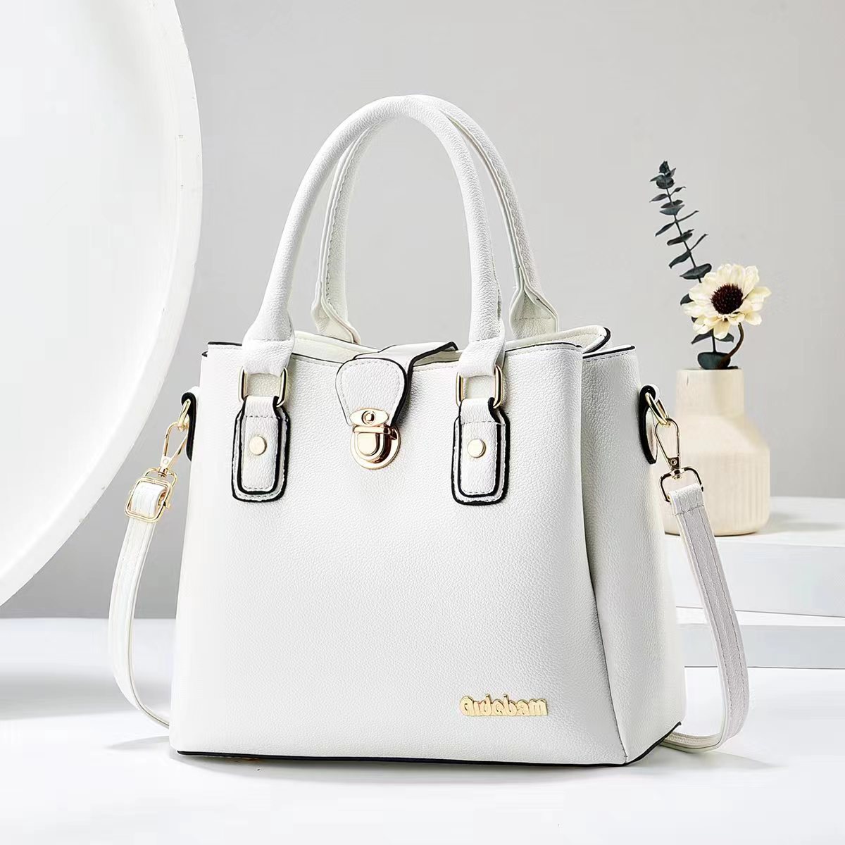 Bolsa de cubo de gran capacidad sensación premium moda versátil de gran capacidad de un hombro bolsa crossbody de influenciador bolsa de mujer casual Specification image