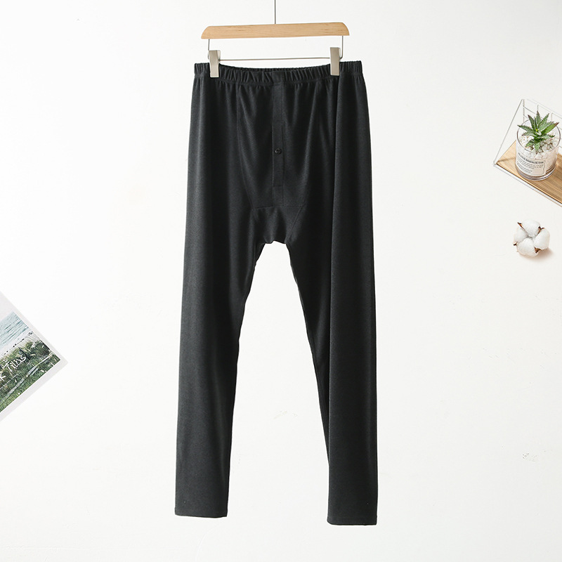 Extra Extra Fat Size Fat Gg Velvet Thermal Pants Men's Double Ground Wool Long Johns High-Waisted Leggings Men's Trousers Application Scenario