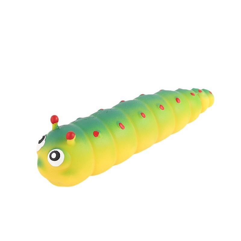 New Decompression Caterpillar Lala Le Deformation Stretch Colorful Caterpillar Creative Tpr Soft Glue Caterpillar For Kids Item Picture
