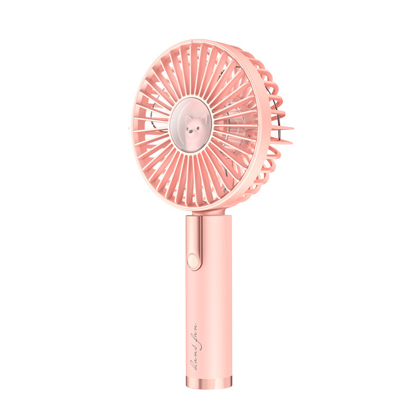 usb rechargeable portable mini creative cute bear small electric fan Specification image