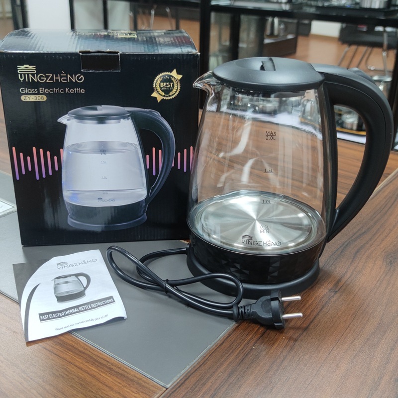 现货玻璃电热水壶家用宿舍自动泡茶保温办公室恒温电烧水壶电水壶