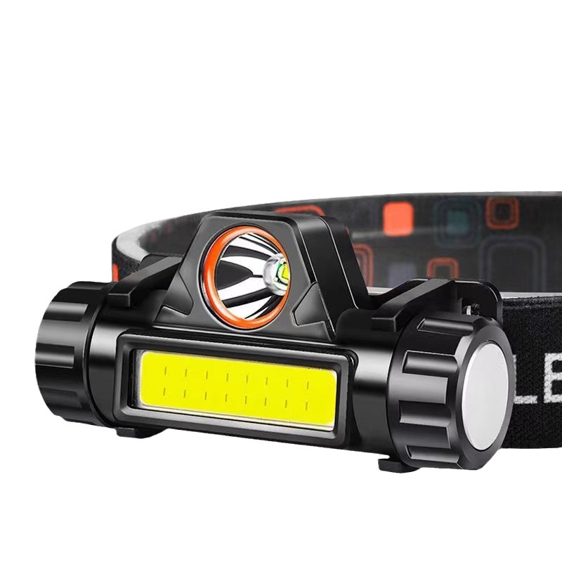 Cross-Border Multi-Functional Usb Interface Charging Endurance Headlight Cob Outdoor Emergency Headlight Mini Item Picture