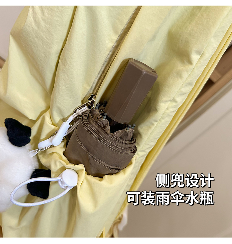 日系-ins学院风纯色书包女高中生大学生简约轻便小书包双肩包详情41