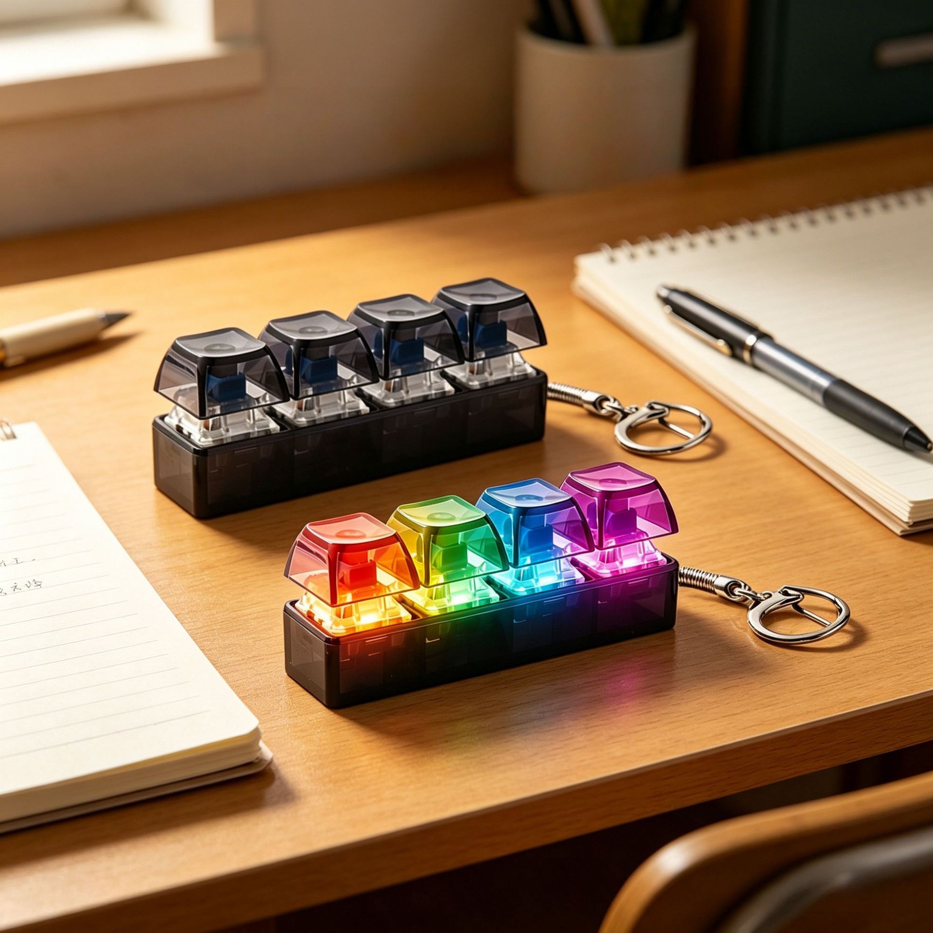 Cross-border new chick keypad pinch music llavero pequeño colgante juguetes de descompresión descompresión artefactos de descarga descompresión