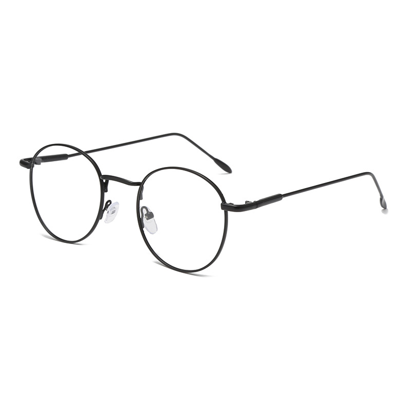 2021新款金属眼镜架平光镜 跨境变色防蓝光男女同款 一镜两用详情图4