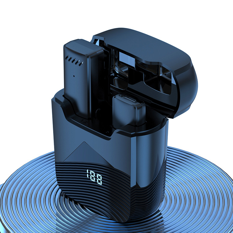 Wireless Collar Microphone Charging Bin Noise Reduction Reverb J11/S13 Digital Display Small Bee Live Microphone Application Scenario