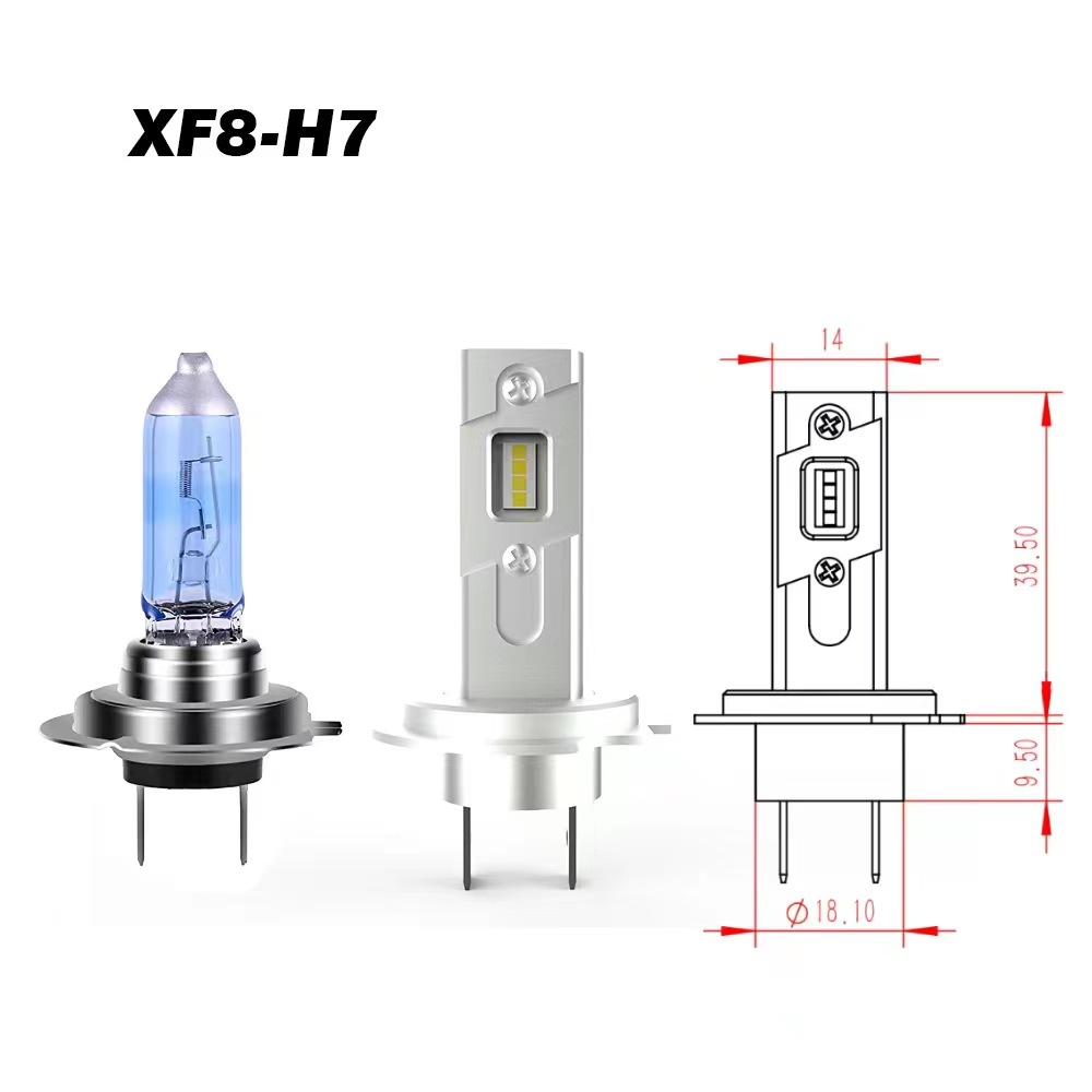 Processing Automotive Led Headlight Bulb 9005 High-Power Headlight Super Bright Focus 6500 Headlight Assembly details Picture