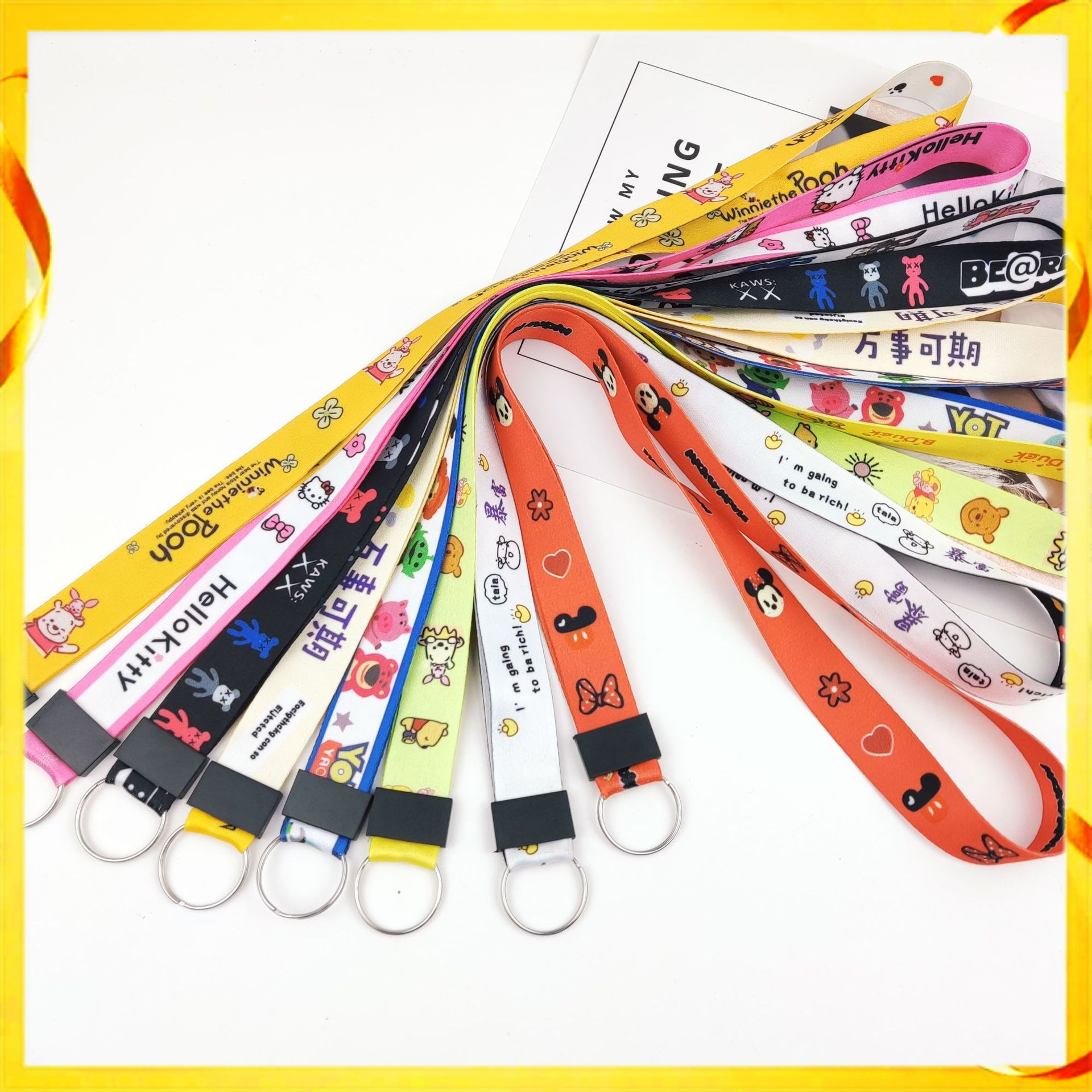 Source 2.0Mm Wide Version Heat Transfer Ribbon Can Be Logo Cartoon Hanging Neck Long Rope Kettle Card Cartoon Use
